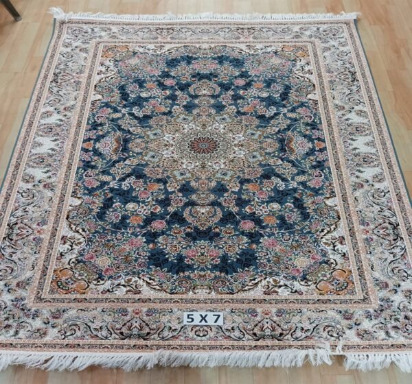 Ultra Premium Highest Density Imported Irani Persian Silk Carpet for Your Living Room, Hall & Dinning Area 5 feet x 7 feet