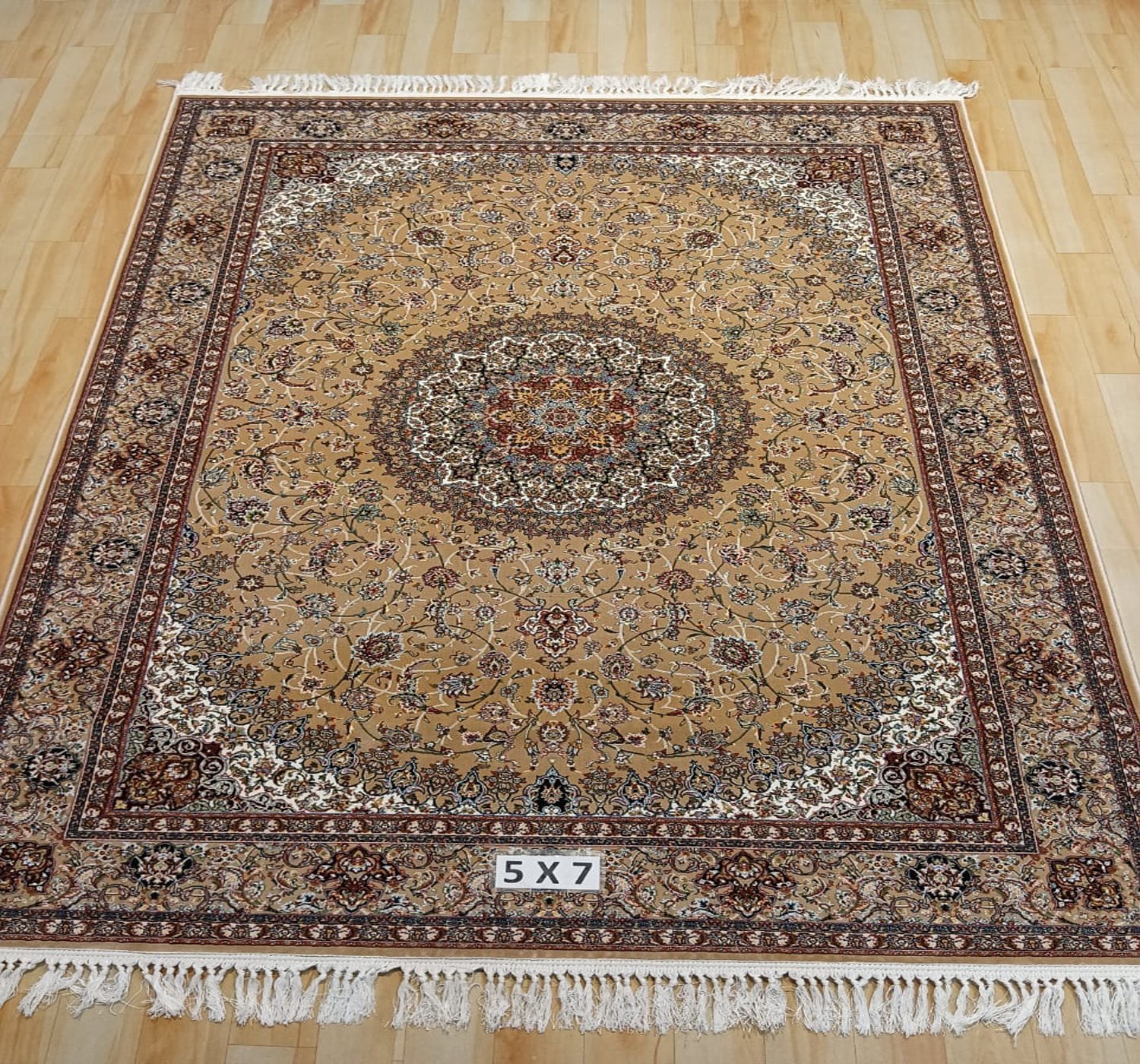 Ultra Premium Highest Density Imported Irani Persian Silk Carpet for Your Living Room, Hall & Dinning Area 5 feet x 7 feet