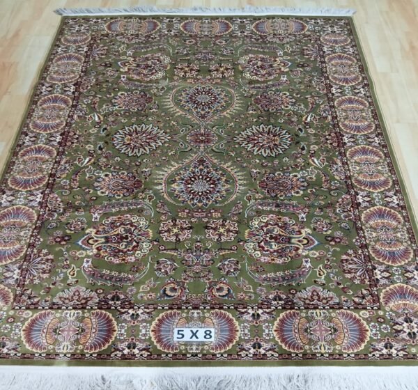 Ultra Premium Highest Density Imported Irani Persian Silk Carpet for Your Living Room, Hall & Dinning Area 5 feet x 8 feet