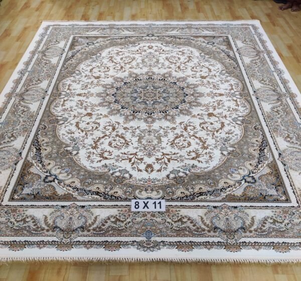 Ultra Premium Highest Density Imported Irani Persian Silk Carpet for Your Living Room, Hall & Dinning Area 8 feet x 11 feet