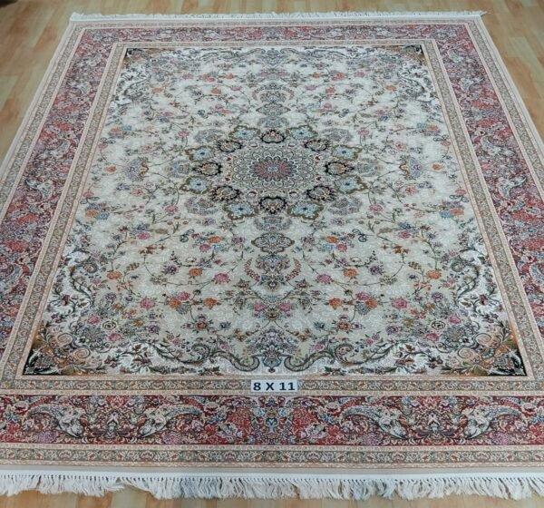 Ultra Premium Highest Density Imported Irani Persian Silk Carpet for Your Living Room, Hall & Dinning Area 8 feet x 11 feet
