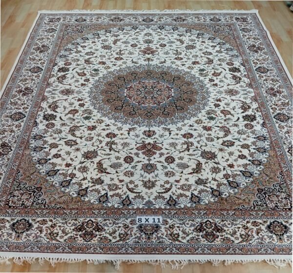 Ultra Premium Highest Density Imported Irani Persian Silk Carpet for Your Living Room, Hall & Dinning Area 8 feet x 11 feet