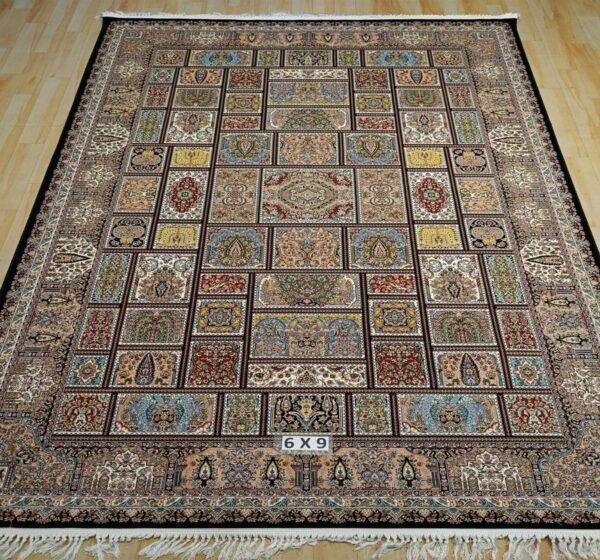 Ultra Premium Highest Density Imported Irani Persian Silk Carpet for Your Living Room, Hall & Dinning Area 6 feet x 9 feet