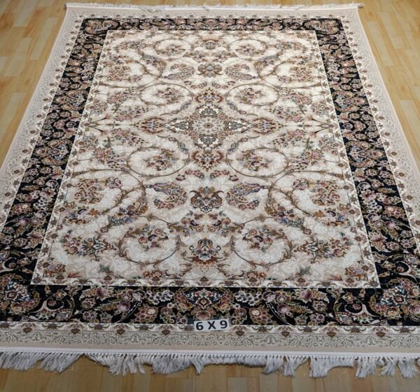 Ultra Premium Highest Density Imported Irani Persian Silk Carpet for Your Living Room, Hall & Dinning Area 6 feet x 9 feet