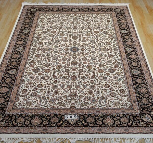 Ultra Premium Highest Density Imported Irani Persian Silk Carpet for Your Living Room, Hall & Dinning Area 6 feet x 9 feet