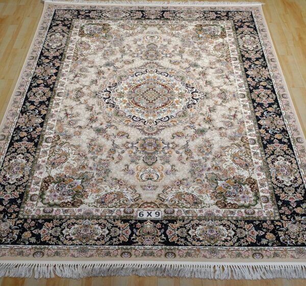 Ultra Premium Highest Density Imported Irani Persian Silk Carpet for Your Living Room, Hall & Dinning Area 6 feet x 9 feet