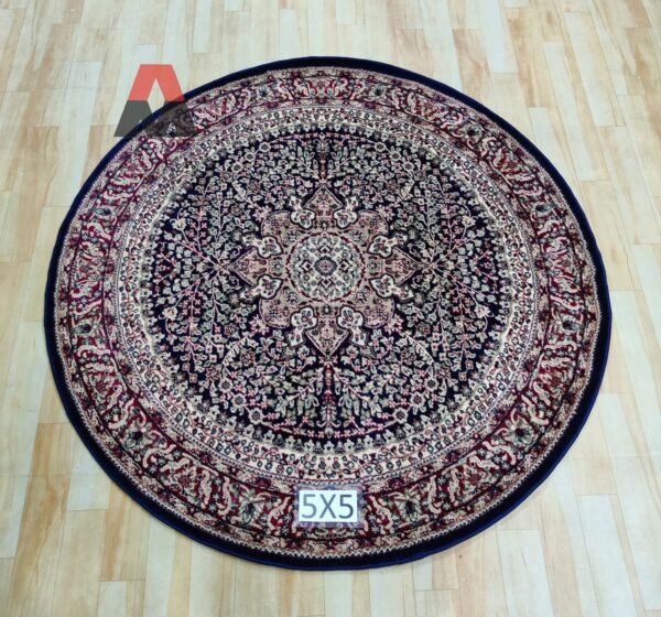 Kashmiri Persian Design Carpet for Living Room Bedroom and for Hall | Handwoven Designer Anti Skid Carpets