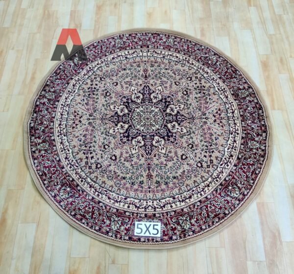 Kashmiri Persian Design Carpet for Living Room Bedroom and for Hall | Handwoven Designer Anti Skid Carpets
