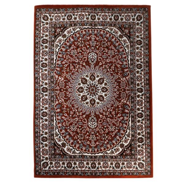 Kashmiri Persian Design Carpet for Living Room Bedroom and for Hall | Handwoven Designer Anti Skid Carpets - Image 2