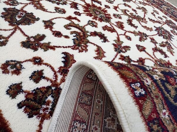 Kashmiri Persian Design Carpet for Living Room Bedroom and for Hall | Handwoven Designer Anti Skid Carpets - Image 4