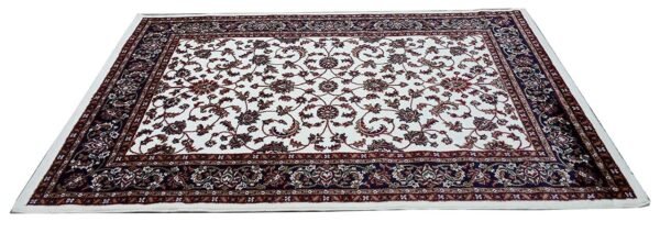 Kashmiri Persian Design Carpet for Living Room Bedroom and for Hall | Handwoven Designer Anti Skid Carpets - Image 3