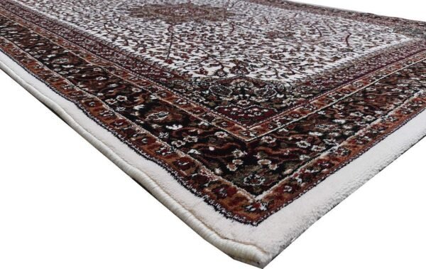 Kashmiri Persian Design Carpet for Living Room Bedroom and for Hall | Handwoven Designer Anti Skid Carpets - Image 3