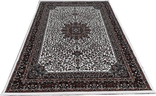Kashmiri Persian Design Carpet for Living Room Bedroom and for Hall | Handwoven Designer Anti Skid Carpets - Image 5