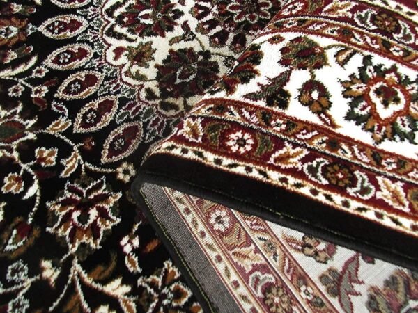 Kashmiri Persian Design Carpet for Living Room Bedroom and for Hall | Handwoven Designer Anti Skid Carpets - Image 2