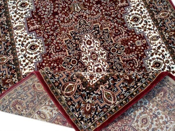 Kashmiri Persian Design Carpet for Living Room Bedroom and for Hall | Handwoven Designer Anti Skid Carpets - Image 2