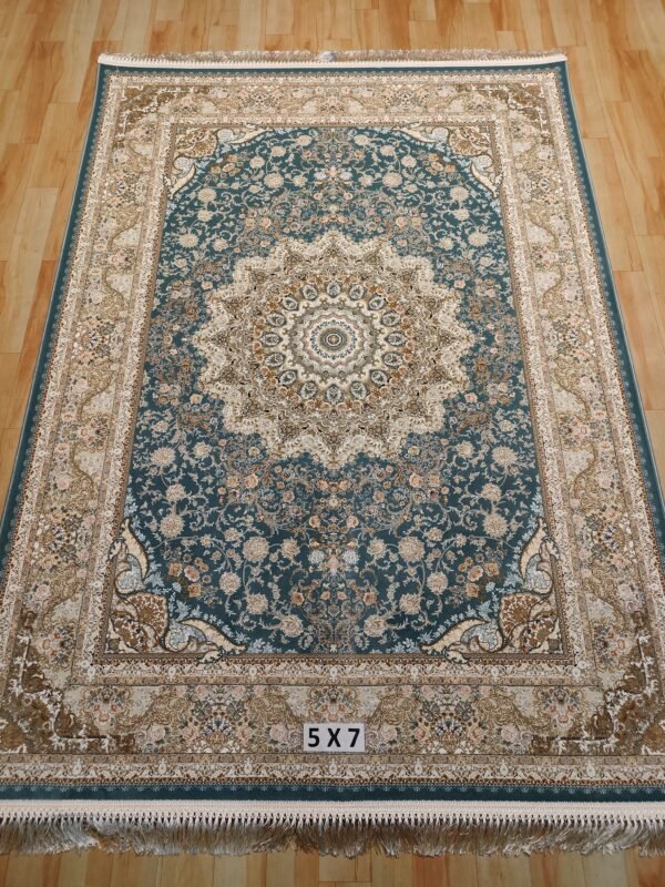 Ultra Premium Highest Density Imported Irani Persian Silk Carpet for Your Living Room, Hall & Dinning Area 5 Feet X 7 Feet