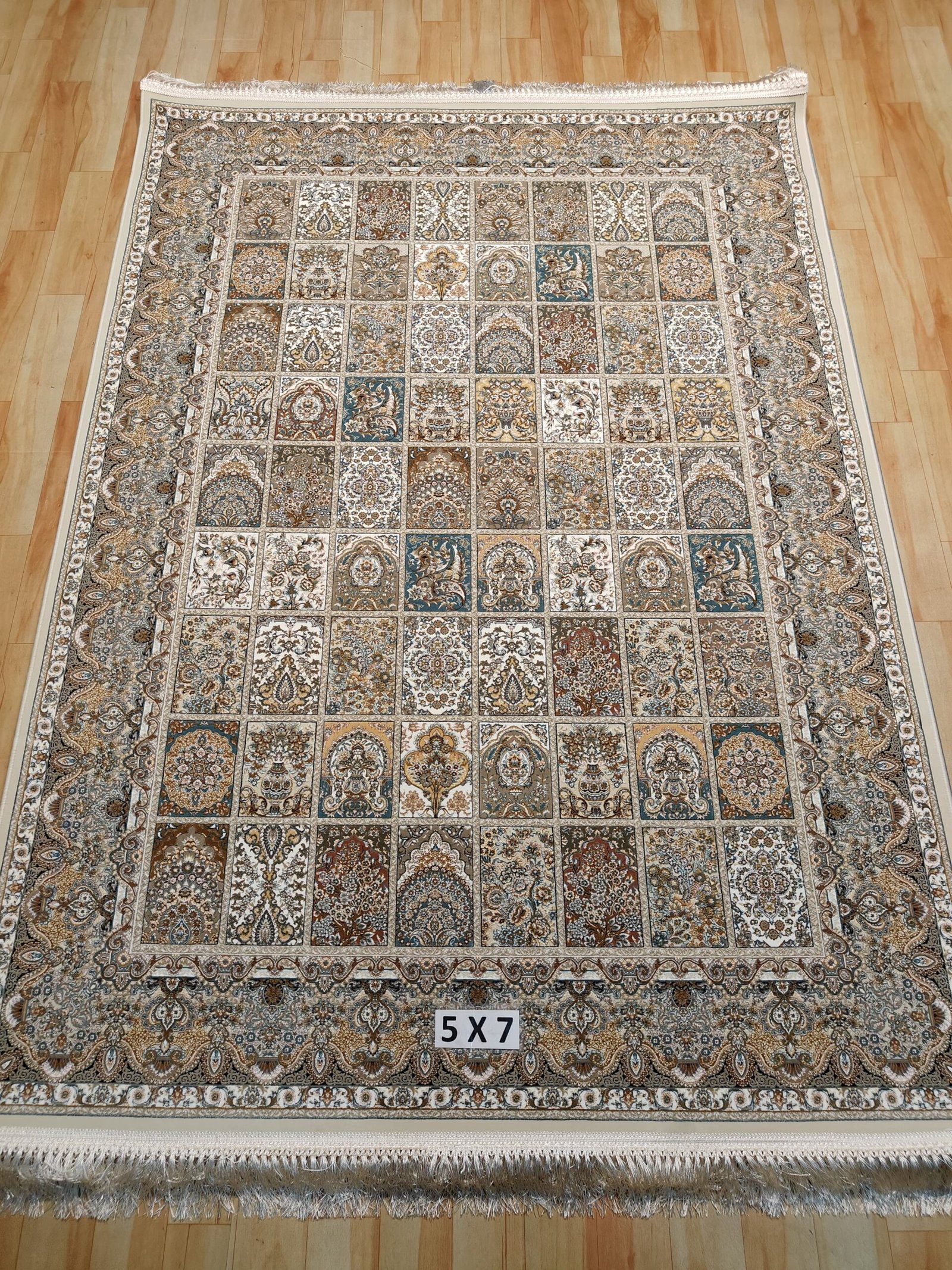 Ultra Premium Highest Density Imported Irani Persian Silk Carpet for Your Living Room, Hall & Dinning Area 5 Feet X 7 Feet
