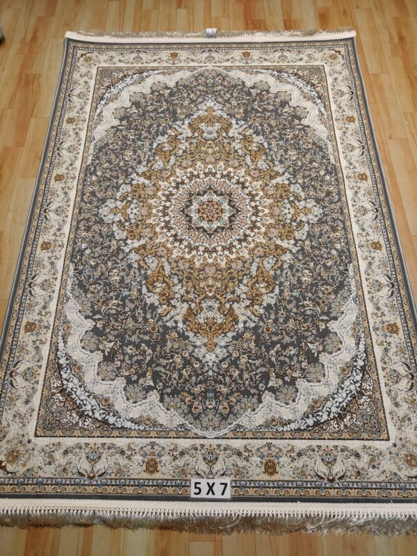 Ultra Premium Highest Density Imported Irani Persian Silk Carpet for Your Living Room, Hall & Dinning Area 5 Feet X 7 Feet