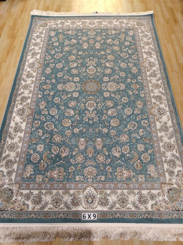 Ultra Premium Highest Density Imported Irani Persian Silk Carpet for Your Living Room, Hall & Dinning Area 6 Feet X 7 Feet