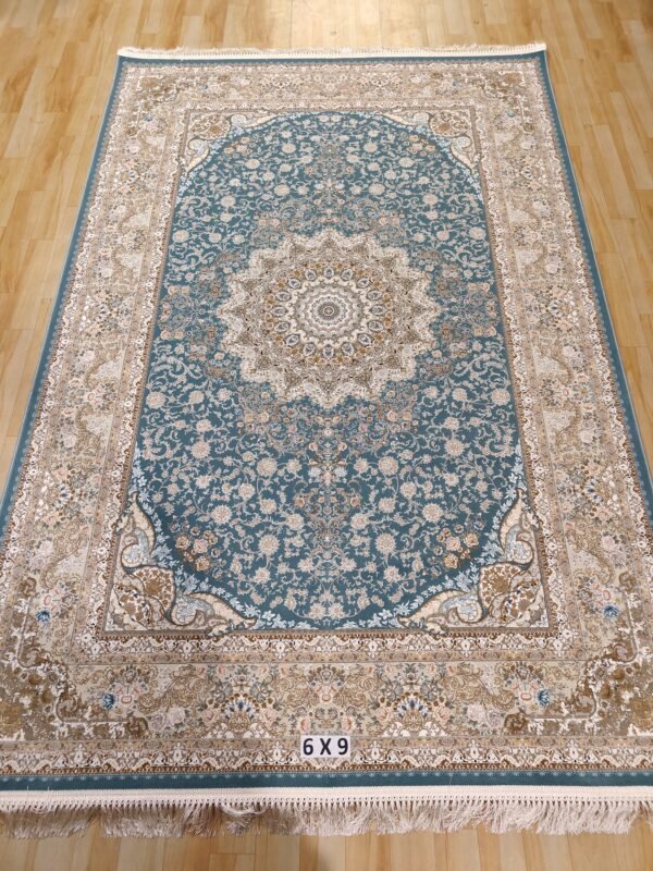 Ultra Premium Highest Density Imported Irani Persian Silk Carpet for Your Living Room, Hall & Dinning Area 6 Feet X 7 Feet