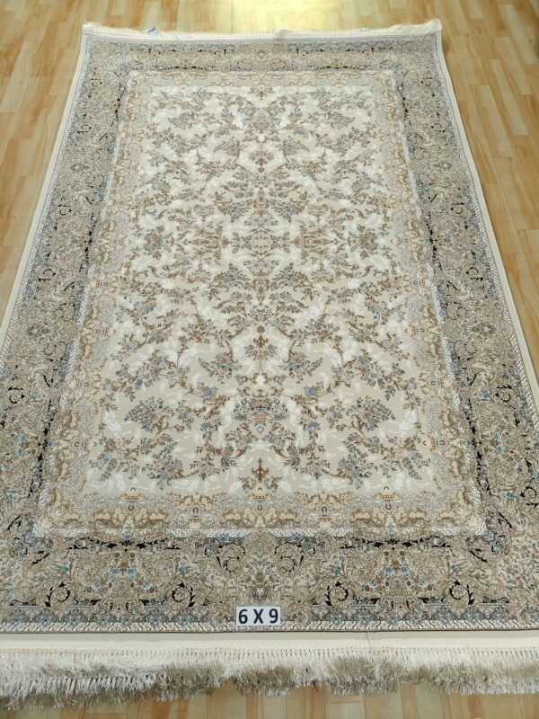 Ultra Premium Highest Density Imported Irani Persian Silk Carpet for Your Living Room, Hall & Dinning Area 6 Feet X 7 Feet
