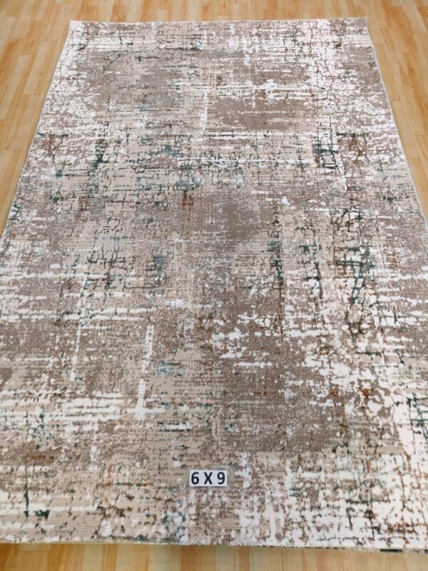 Abstract Area Rug Modern Style | Premium Turkish Made Superior Comfort & Construction | Stain Shedding Resistant 6 Feet X 9 Feet