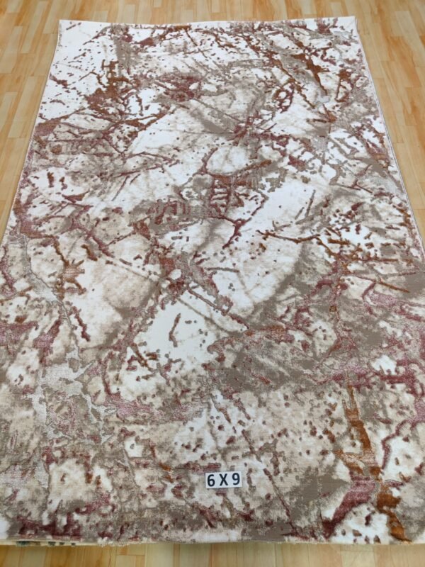 Abstract Area Rug Modern Style | Premium Turkish Made Superior Comfort & Construction | Stain Shedding Resistant 6 Feet X 9 Feet