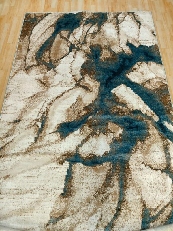 Abstract Area Rug Modern Style | Premium Turkish Made Superior Comfort & Construction | Stain Shedding Resistant 6 Feet X 9 Feet