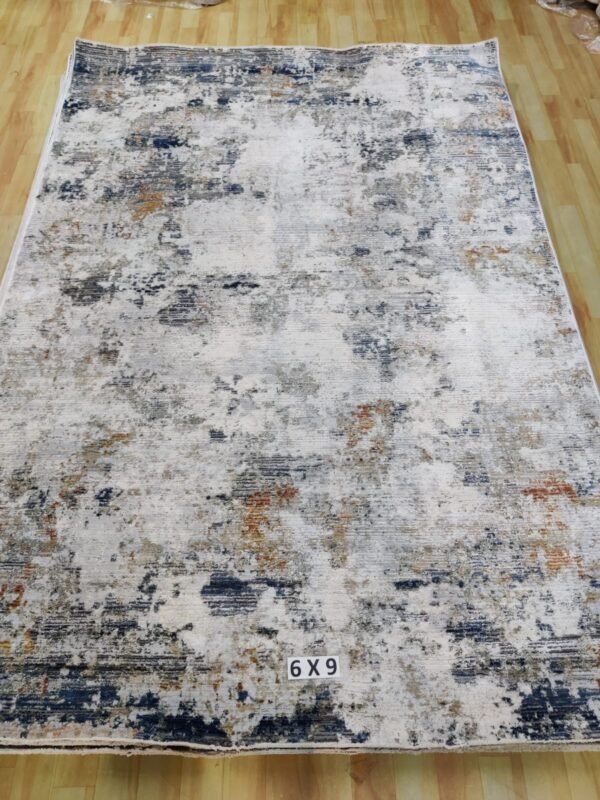 Abstract Area Rug Modern Style | Premium Turkish Made Superior Comfort & Construction | Stain Shedding Resistant 6 Feet X 9 Feet
