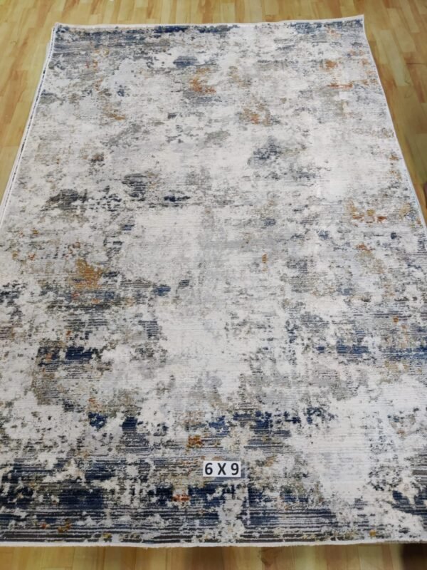 Abstract Area Rug Modern Style | Premium Turkish Made Superior Comfort & Construction | Stain Shedding Resistant 6 Feet X 9 Feet