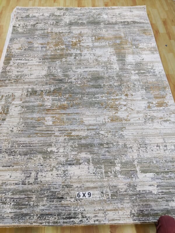 Abstract Area Rug Modern Style | Premium Turkish Made Superior Comfort & Construction | Stain Shedding Resistant 6 Feet X 9 Feet