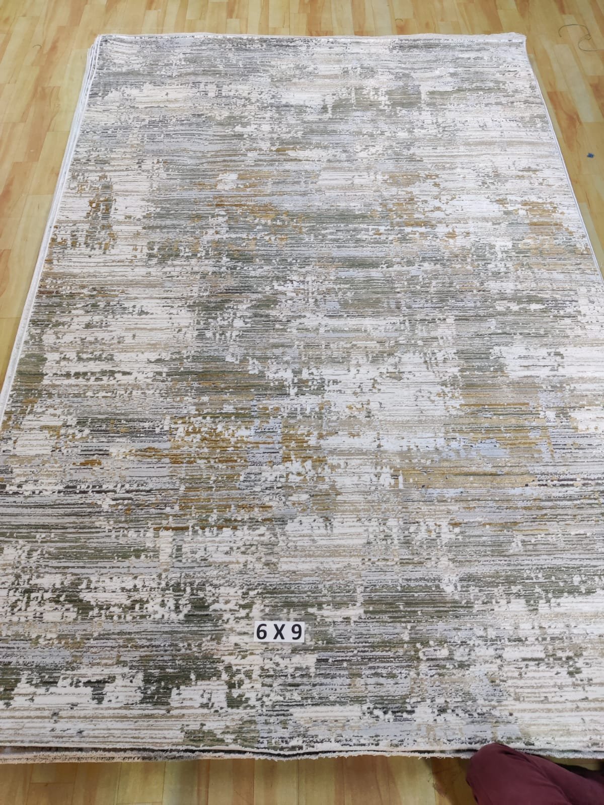 Abstract Area Rug Modern Style | Premium Turkish Made Superior Comfort & Construction | Stain Shedding Resistant 6 Feet X 9 Feet