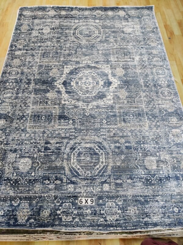 Abstract Area Rug Modern Style | Premium Turkish Made Superior Comfort & Construction | Stain Shedding Resistant 6 Feet X 9 Feet