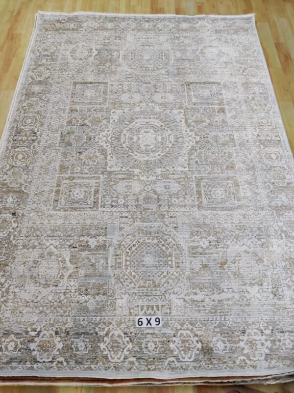 Abstract Area Rug Modern Style | Premium Turkish Made Superior Comfort & Construction | Stain Shedding Resistant 6 Feet X 9 Feet