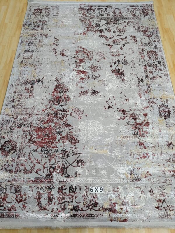 Abstract Area Rug Modern Style | Premium Turkish Made Superior Comfort & Construction | Stain Shedding Resistant 6 Feet X 9 Feet
