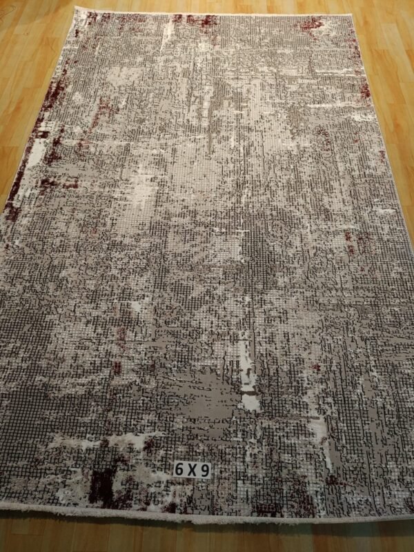 Abstract Area Rug Modern Style | Premium Turkish Made Superior Comfort & Construction | Stain Shedding Resistant 6 Feet X 9 Feet
