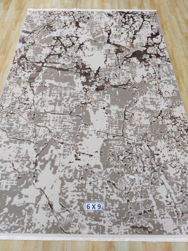 Abstract Area Rug Modern Style | Premium Turkish Made Superior Comfort & Construction | Stain Shedding Resistant 6 Feet X 9 Feet