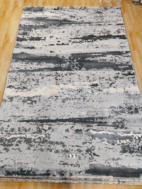 Abstract Area Rug Modern Style | Premium Turkish Made Superior Comfort & Construction | Stain Shedding Resistant 6 Feet X 9 Feet