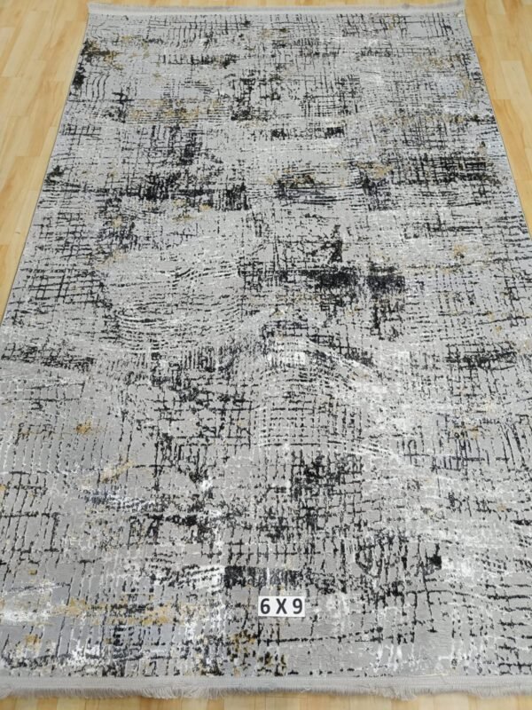 Abstract Area Rug Modern Style | Premium Turkish Made Superior Comfort & Construction | Stain Shedding Resistant 6 Feet X 9 Feet