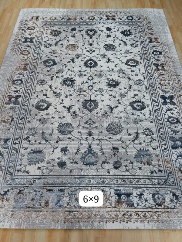 Abstract Area Rug Modern Style | Premium Turkish Made Superior Comfort & Construction | Stain Shedding Resistant 6 Feet X 9 Feet