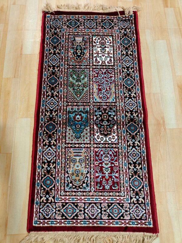 Kashmiri Persian Design Carpet for Living Room Bedroom and for Hall | Machine woven Designer Anti Skid Carpets 2 Feet X 4 Feet