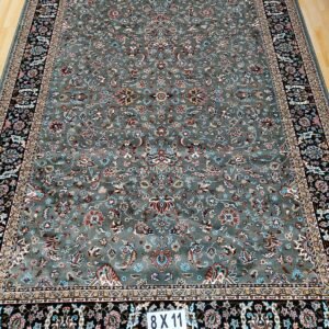 Kashmiri Persian Design Carpet for Living Room Bedroom and for Hall | Machine Woven Designer Anti Skid Carpets 8 Feet X 11 Feet