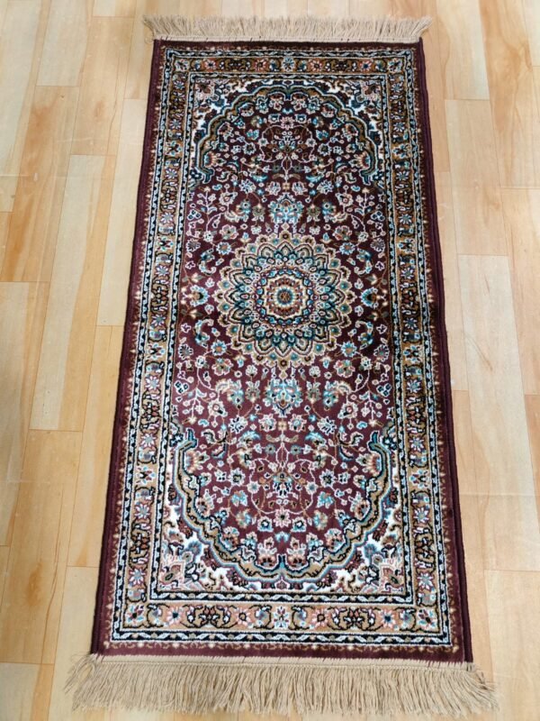 Kashmiri Persian Design Carpet for Living Room Bedroom and for Hall | Machine woven Designer Anti Skid Carpets 2 Feet X 4 Feet