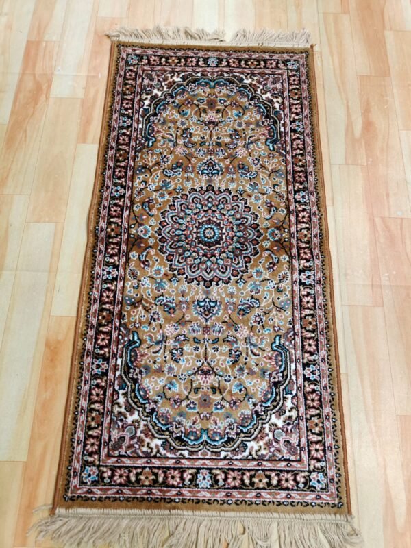 Kashmiri Persian Design Carpet for Living Room Bedroom and for Hall | Machine woven Designer Anti Skid Carpets 2 Feet X 4 Feet