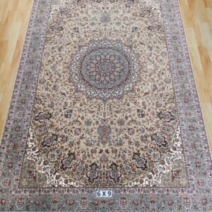 Ultra Premium Highest Density Imported  Irani Persian Silk Carpet for Your Living Room, Hall & Dinning Area 6 Feet x 9 Feet