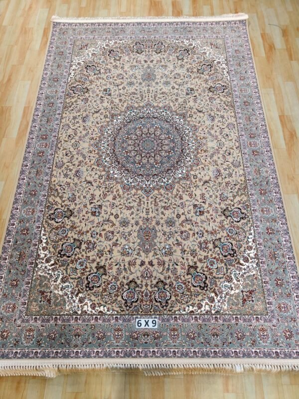 Ultra Premium Highest Density Imported  Irani Persian Silk Carpet for Your Living Room, Hall & Dinning Area 6 Feet x 9 Feet