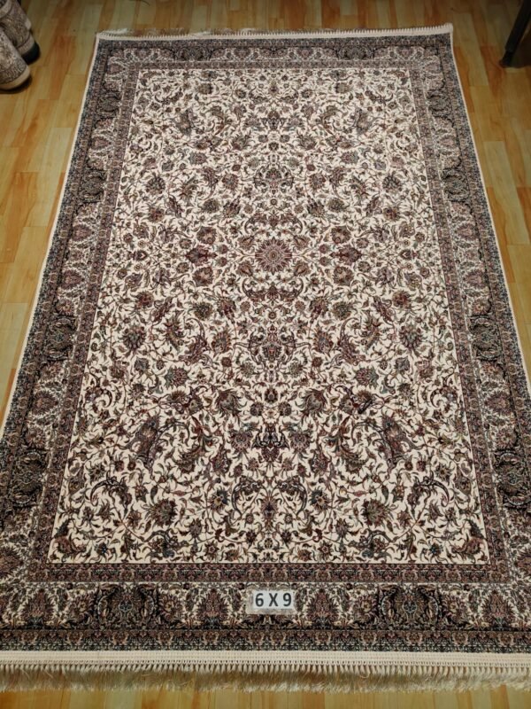 Ultra Premium Highest Density Imported  Irani Persian Silk Carpet for Your Living Room, Hall & Dinning Area 6 Feet x 9 Feet