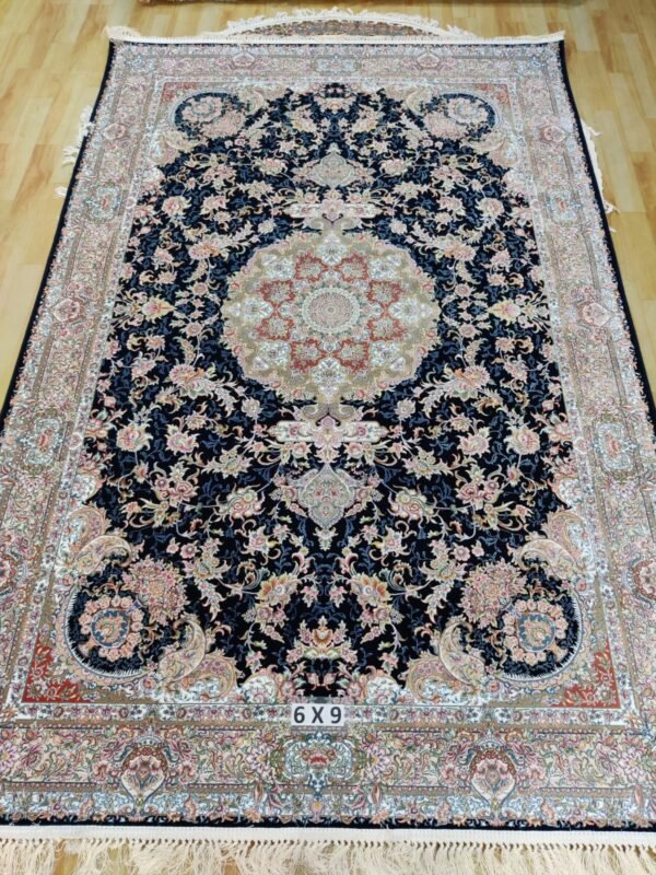 Ultra Premium Highest Density Imported  Irani Persian Silk Carpet for Your Living Room, Hall & Dinning Area 6 Feet x 9 Feet