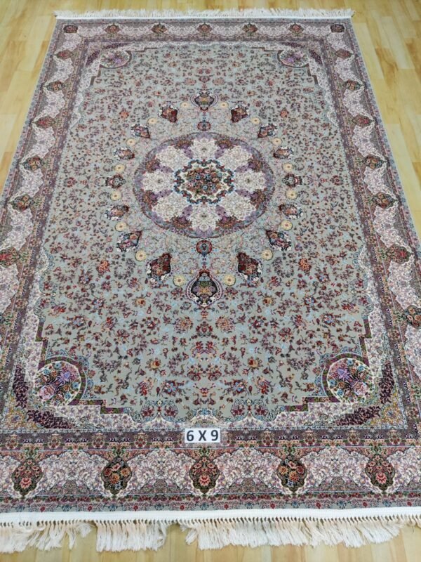 Ultra Premium Highest Density Imported  Irani Persian Silk Carpet for Your Living Room, Hall & Dinning Area 6 Feet x 9 Feet