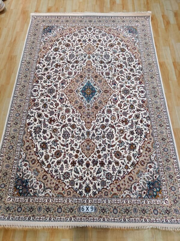 Ultra Premium Highest Density Imported  Irani Persian Silk Carpet for Your Living Room, Hall & Dinning Area 6 Feet x 9 Feet